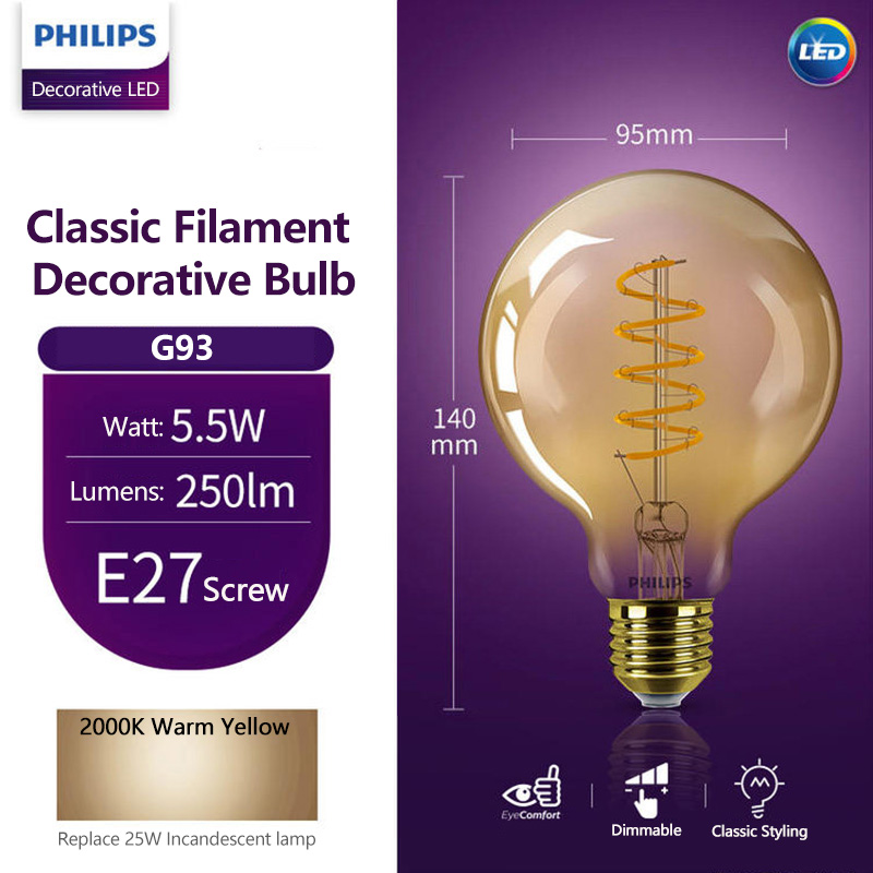 Philips LED G93 bombilla de bo - Philips Bulb Led Classic reseña y precio