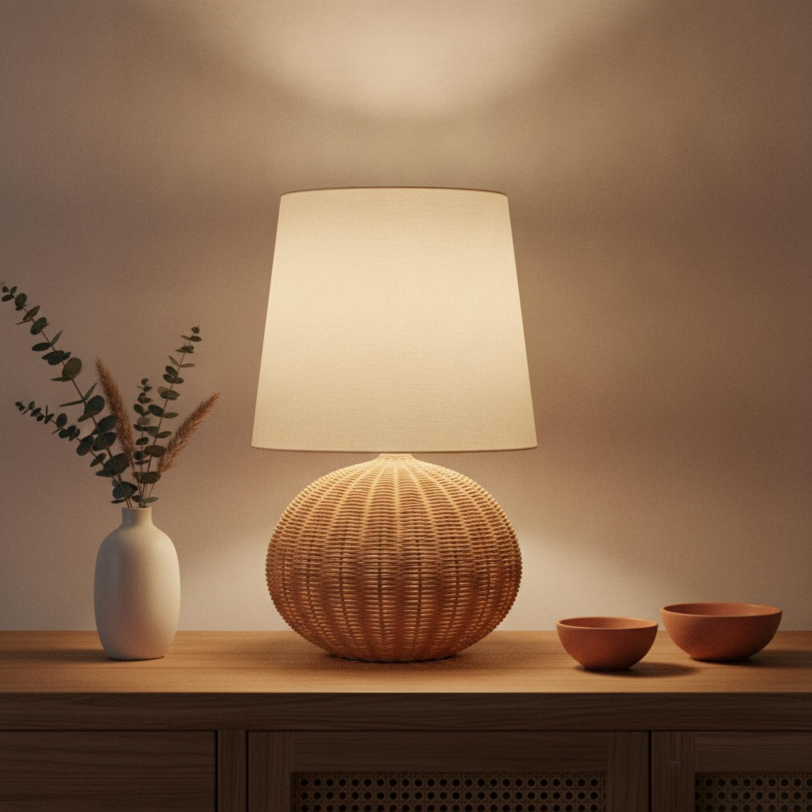 Lámpara de Noche con Base de R - Lighting Decor Bedroom reseña y precio
