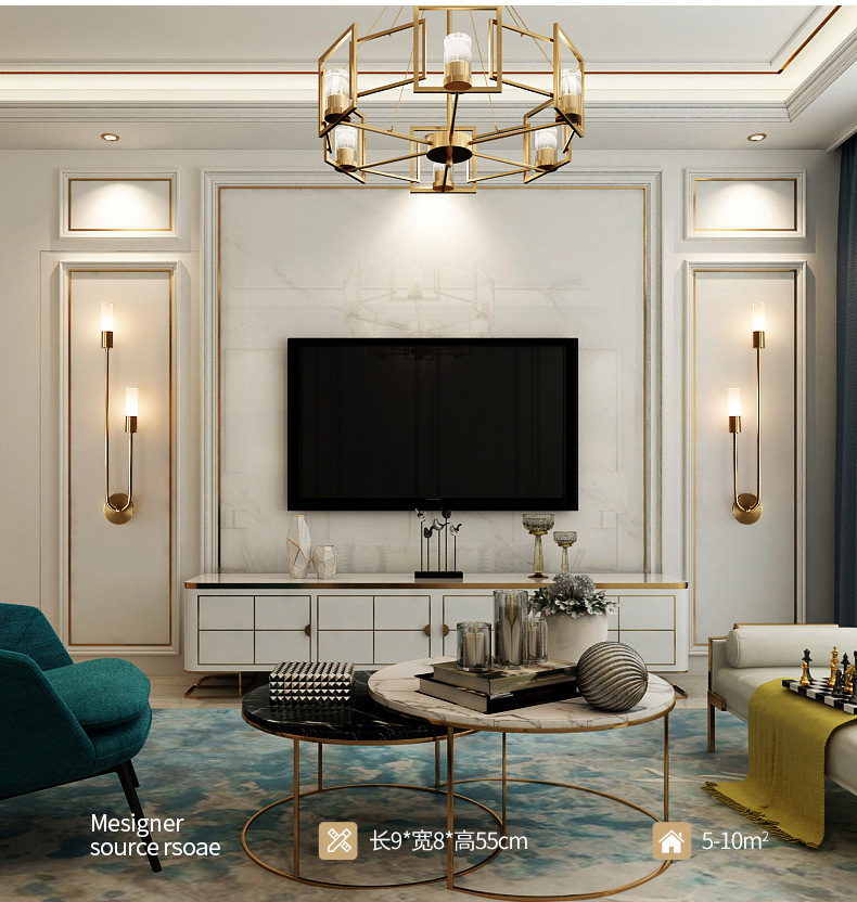 Lámpara de Pared LED Decorativ - Lighting Decor Bedroom reseña y precio