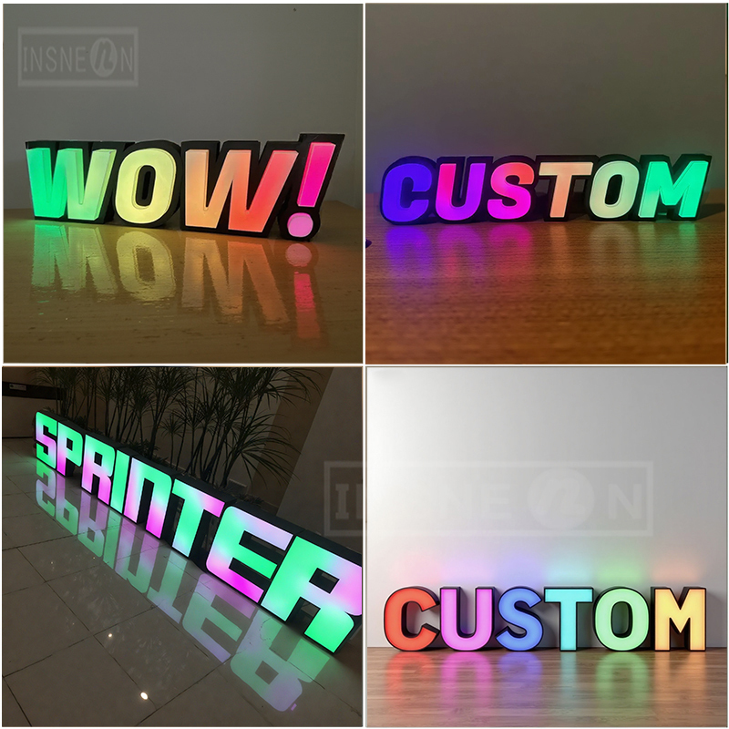Letrero LED RGB Personalizado, - Up Lighting Decor reseña y precio