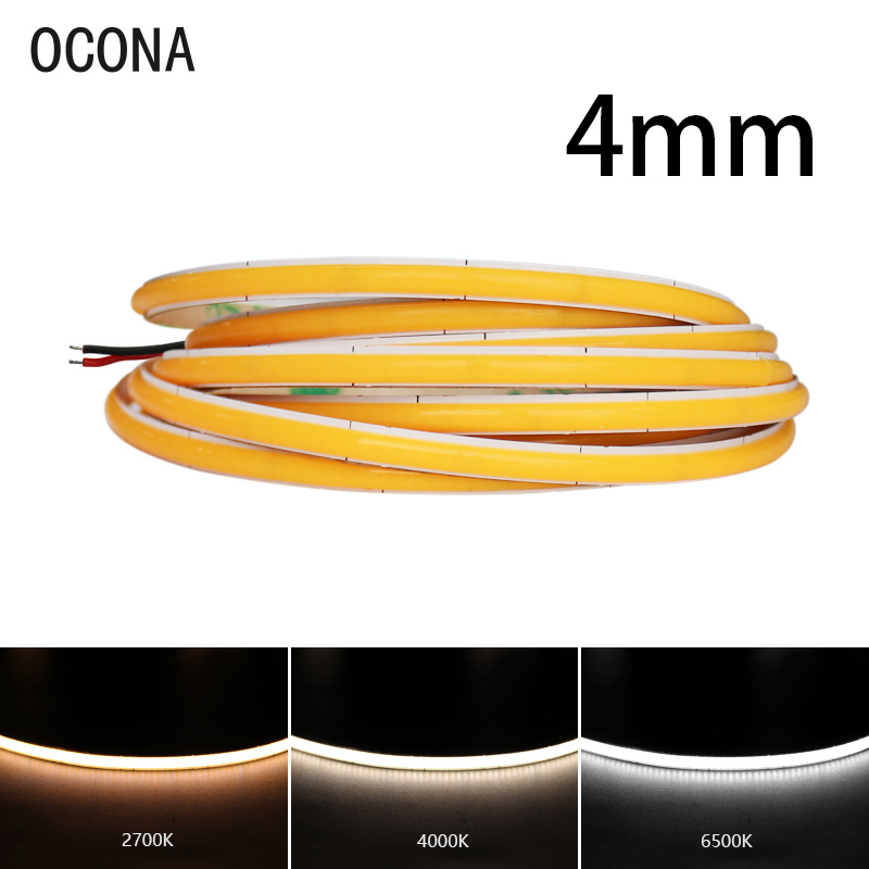 Tira de luces LED COB estrecha - Lighting Mcqueen Bedroom Decor reseña y precio